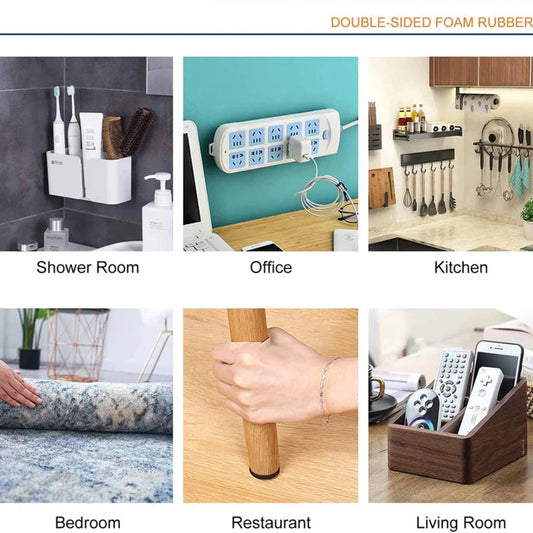 3M Double Sided Foam Sticker Tape Side Wall Car Self Adhesive Pads Round Square