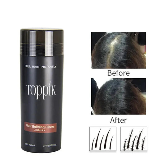TOPPIK Hair Loss Building Fibers 27.5g Alopecia Keratin Thicker Concealer Fiber