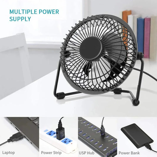 {{ Desk Fan, Portable USB Rechargeable Fan 180° Tilt Folding Personal Fan With Power Display, 5 Speeds Ultra Quiet Table Fan }} {{ White,Blue,Pink,Black,Dark Khaki }}