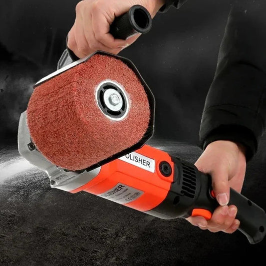 Electric Burnishing Polishing Machine Sander Polisher+2 Grinding Wheel