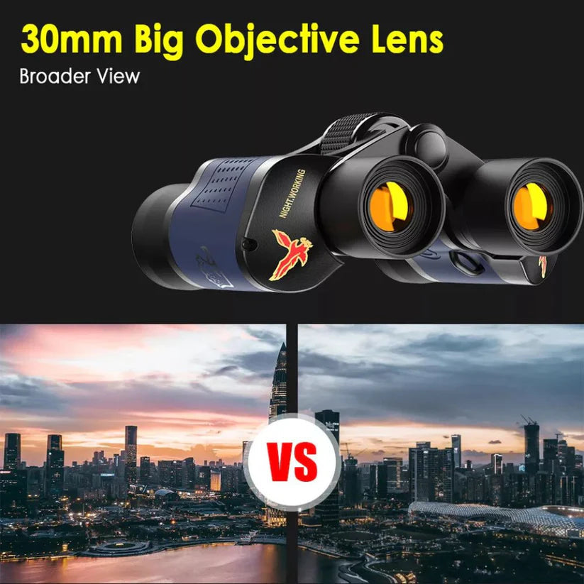 60X60 HD Day/Night Vision Binoculars Outdoor 3000M Telescope for Hunting Travel Ausie Sales