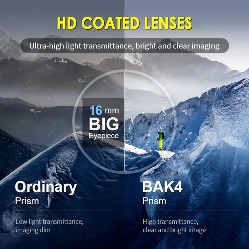 60X60 HD Day/Night Vision Binoculars Outdoor 3000M Telescope for Hunting Travel Ausie Sales