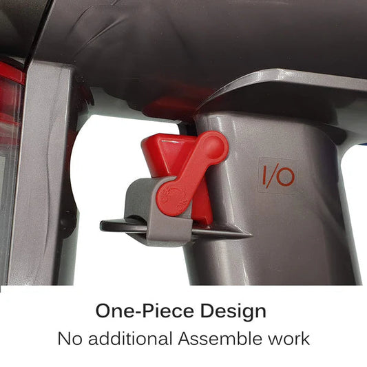 Vacuum trigger lock button for easy cleaning- one piece design