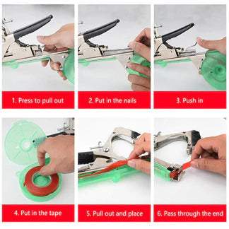 Hand Tying Branch Binding Machine Garden Plant Vegetable Tapetool Tapener Supply Ausie Sales