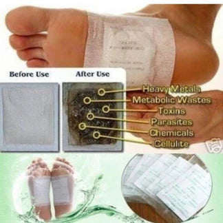 Detox Foot Pad Patches Pads Natural Plant Detox Herbal Toxin Removal Sticky Adhesive Ausie Sales