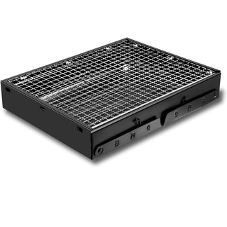Portable BBQ Grill Charcoal Smoker Barbecue Outdoor Foldable Camping Fire Pit Ausie Sales