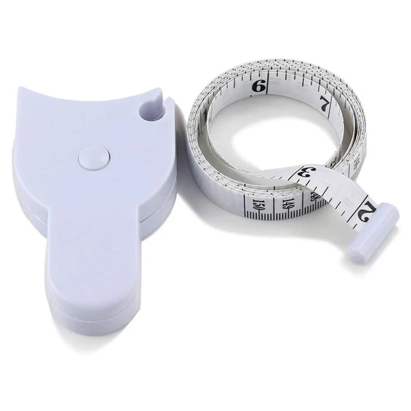 150cm Retractable Body Tape Ruler Body Fat Caliper Accurate Measure Fitness