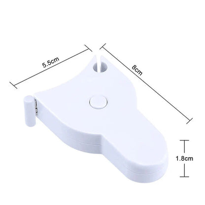 150cm Retractable Body Tape Ruler Body Fat Caliper Accurate Measure Fitness
