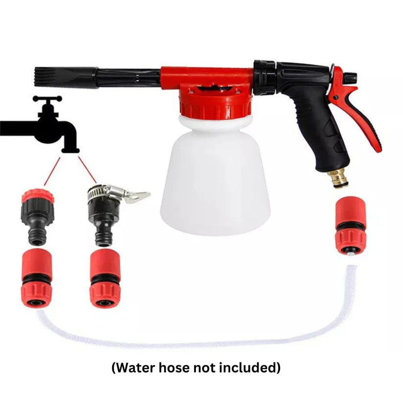 1L Snow Foam Lance Cannon Bottle Soap For Car Pressure Washer Gun Sprayer Hose