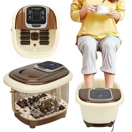 Electric Foot Spa Massager Tub Bucket Basin Soothing Footbath Therapy My Store