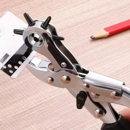 2-4.5mm Revolving Punch Plier Leather Belt Eyelet Hole Puncher Craft Tool