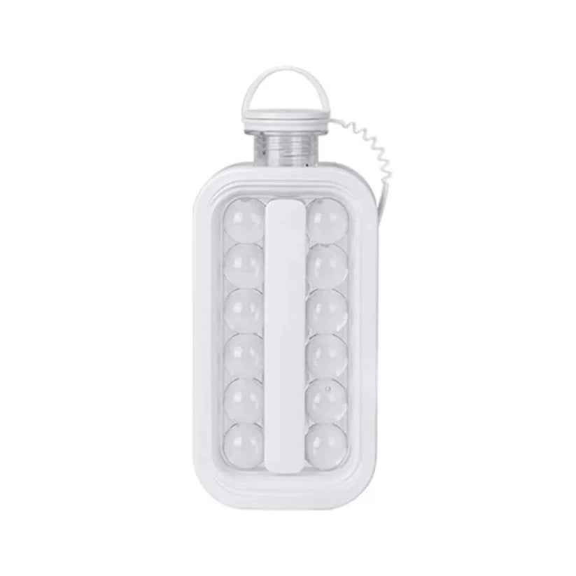 2-in-1 Portable Ice Ball Maker Cube Molds Kettle Cooling Ice for Cocktail