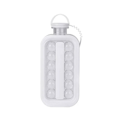 2-in-1 Portable Ice Ball Maker Cube Molds Kettle Cooling Ice for Cocktail