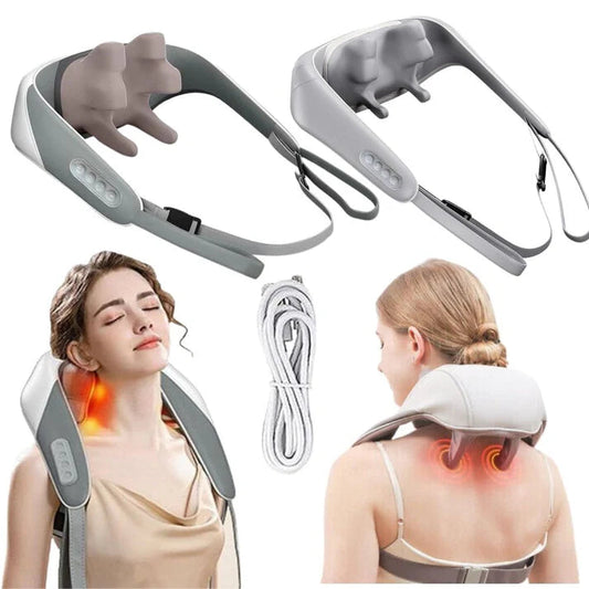 5D Goletsure Neck, Shoulder & Trapezius Massager with Heat For Pain Relief My Store
