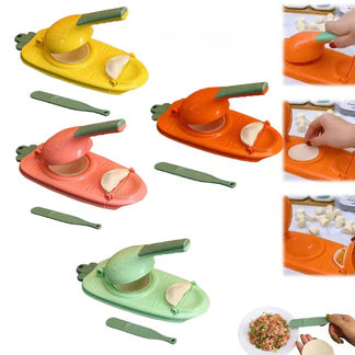 2 in 1 Dumpling Maker Skin Chapati Dough Press Machine Pastry Mould Tool