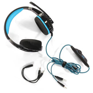 3.5mm Gaming Headset MIC LED Headphones Surround for PC PS4 Xbox One Mac Laptop