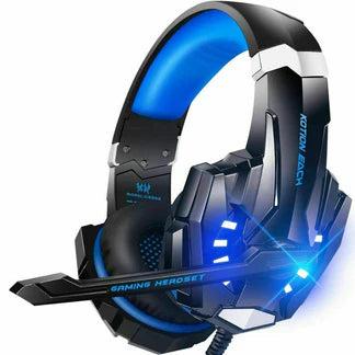 3.5mm Gaming Headset MIC LED Headphones Surround for PC PS4 Xbox One Mac Laptop