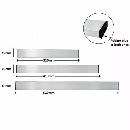 31/41/51cm Stainless Steel Magnetic Knife Holder Rack Tool Shelf Magnet