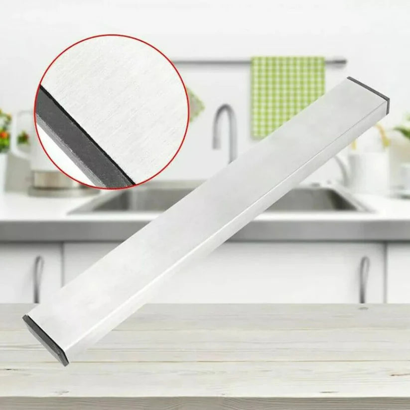 31/41/51cm Stainless Steel Magnetic Knife Holder Rack Tool Shelf Magnet