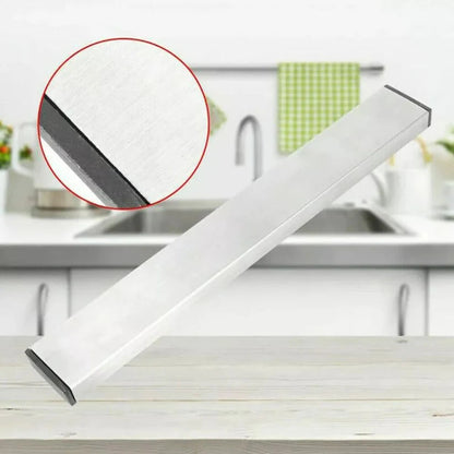 31/41/51cm Stainless Steel Magnetic Knife Holder Rack Tool Shelf Magnet