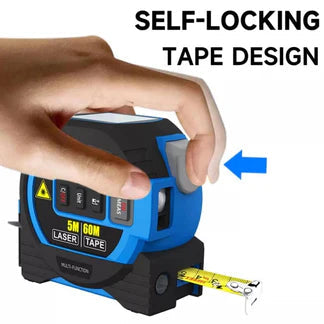 3 In 1 Digital Laser Tape Measure High Precision Rangefinder