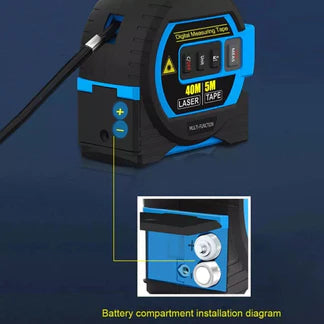 3 In 1 Digital Laser Tape Measure High Precision Rangefinder