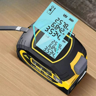 3 In 1 Digital Laser Tape Measure High Precision Rangefinder