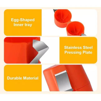 3PCS Egg Cracker Handheld Egg Shell Opener Separator Easy Breaker Kitchen Gadget