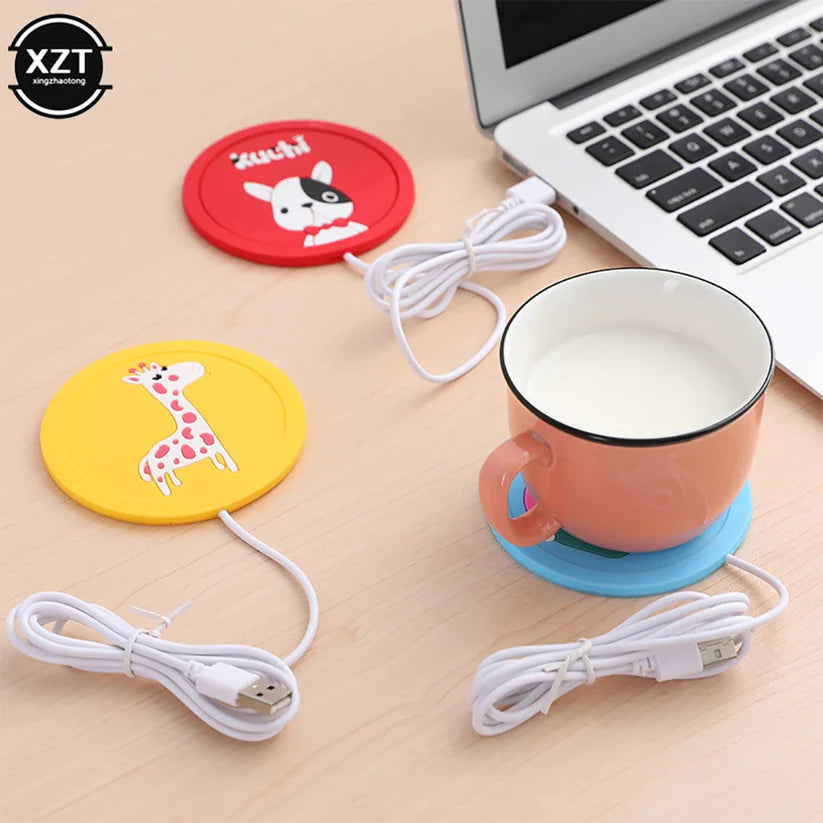 Smart USB Coffee Mug Warmer Tea Milk Cup Heater Pad Heating Plate Home Office My Store