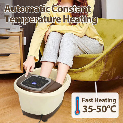 Electric Foot Spa Massager Tub Bucket Basin Soothing Footbath Therapy My Store