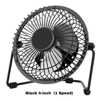 4inch / 6inch / 8inch Portable USB Mini Cooling Fan Small Desk Desktop Cooler