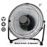 4inch / 6inch / 8inch Portable USB Mini Cooling Fan Small Desk Desktop Cooler