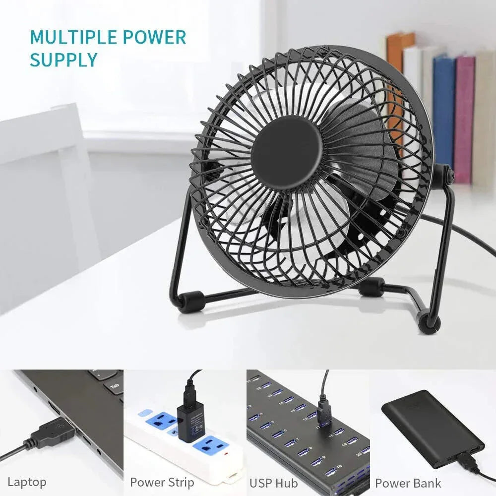 {{ Desk Fan, Portable USB Rechargeable Fan 180° Tilt Folding Personal Fan With Power Display, 5 Speeds Ultra Quiet Table Fan }} {{ White,Blue,Pink,Black,Dark Khaki }}