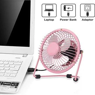 4inch / 6inch / 8inch Portable USB Mini Cooling Fan Small Desk Desktop Cooler