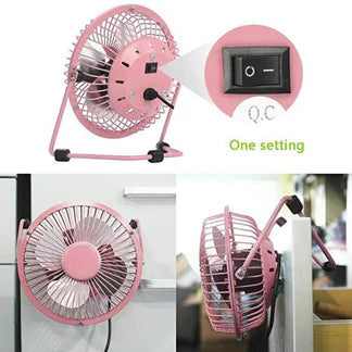 4inch / 6inch / 8inch Portable USB Mini Cooling Fan Small Desk Desktop Cooler