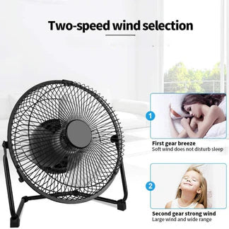 4inch / 6inch / 8inch Portable USB Mini Cooling Fan Small Desk Desktop Cooler