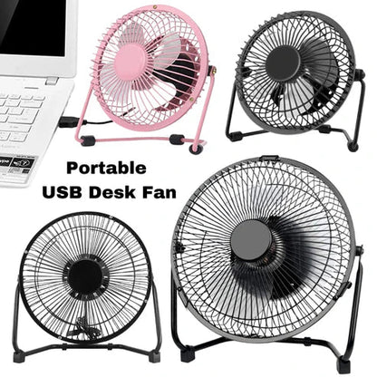 4inch / 6inch / 8inch Portable USB Mini Cooling Fan Small Desk Desktop Cooler