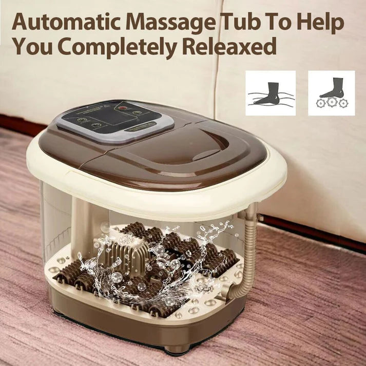 Electric Foot Spa Massager Tub Bucket Basin Soothing Footbath Therapy My Store