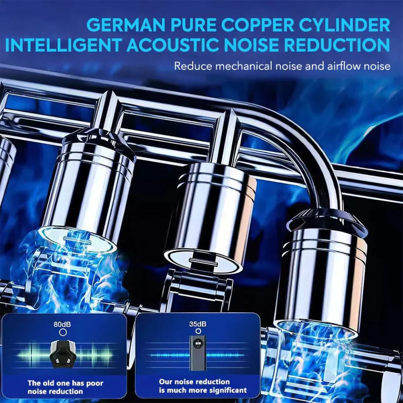 {{ Desk Fan, Portable USB Rechargeable Fan 180° Tilt Folding Personal Fan With Power Display, 5 Speeds Ultra Quiet Table Fan }} {{ White,Blue,Pink,Black,Dark Khaki }}