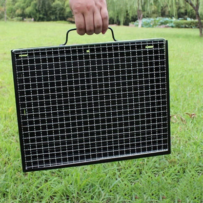 Portable BBQ Grill Charcoal Smoker Barbecue Outdoor Foldable Camping Fire Pit Ausie Sales