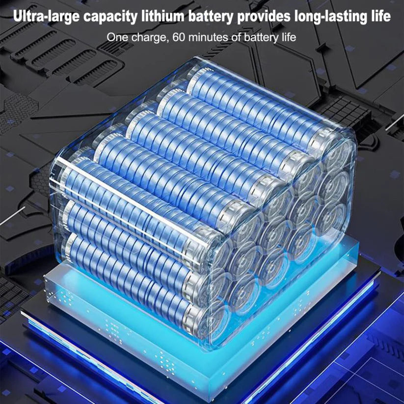 {{ Desk Fan, Portable USB Rechargeable Fan 180° Tilt Folding Personal Fan With Power Display, 5 Speeds Ultra Quiet Table Fan }} {{ White,Blue,Pink,Black,Dark Khaki }}