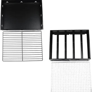 Portable BBQ Grill Charcoal Smoker Barbecue Outdoor Foldable Camping Fire Pit Ausie Sales