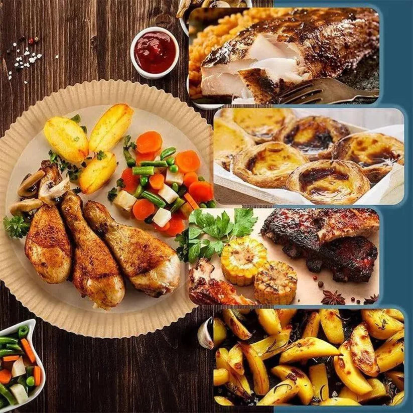 Air Fryer Non-Stick Waterproof Disposable Paper Liner Microwave Oven