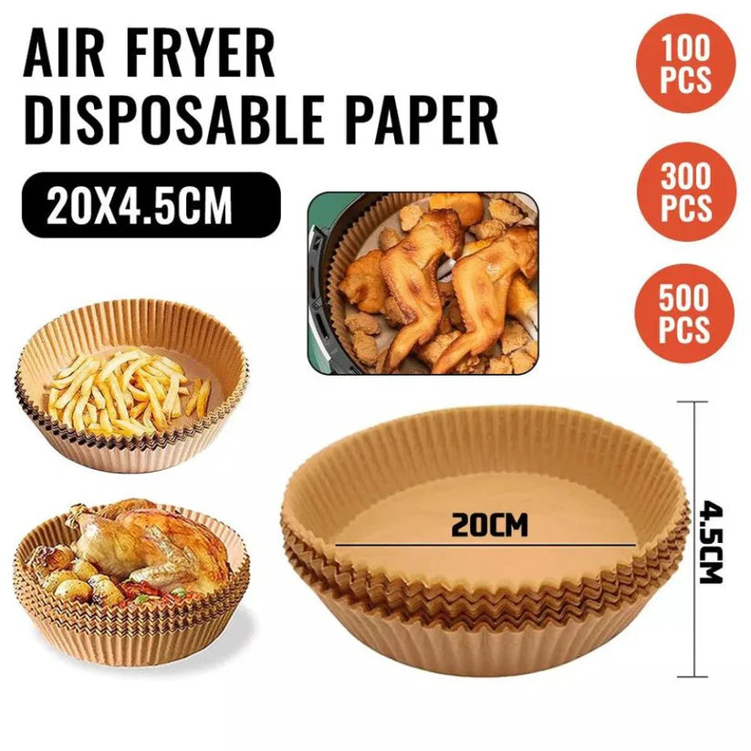 Air Fryer Non-Stick Waterproof Disposable Paper Liner Microwave Oven