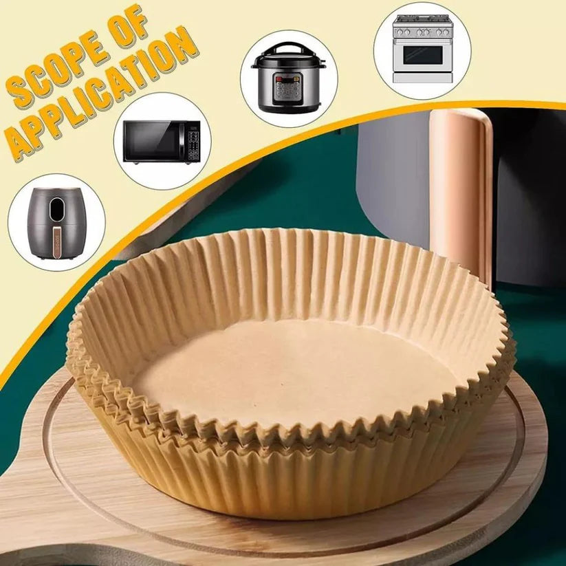 Air Fryer Non-Stick Waterproof Disposable Paper Liner Microwave Oven