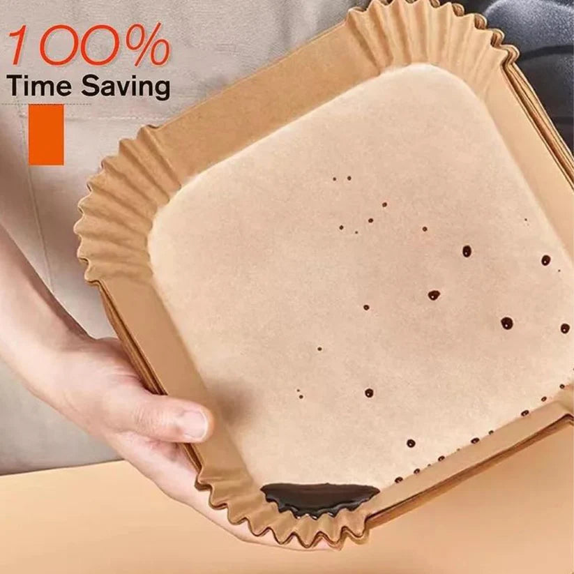 Air Fryer Non-Stick Waterproof Disposable Paper Liner Microwave Oven