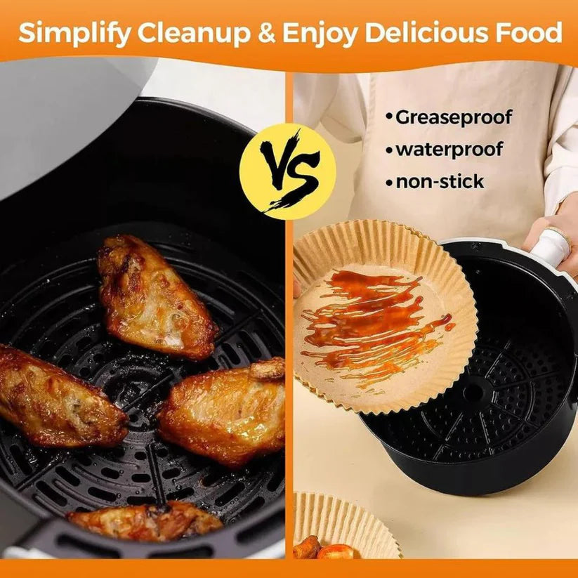 Air Fryer Non-Stick Waterproof Disposable Paper Liner Microwave Oven