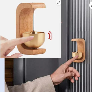 Bell Wooden Door Wind Chime Loud Shopkeepers Opening Magnetic Decorative