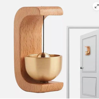 Bell Wooden Door Wind Chime Loud Shopkeepers Opening Magnetic Decorative