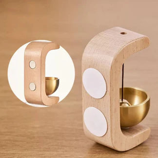 Bell Wooden Door Wind Chime Loud Shopkeepers Opening Magnetic Decorative
